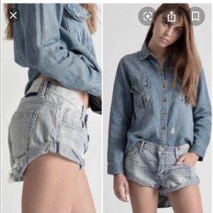 One Teaspoon Rolled Cuff Bandits